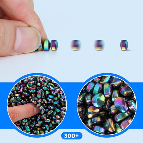GIMOBOTE Original 300+ Ferrite Putty Colorful, Sensory Stones for Desk & Office Decoration, Adult Fidget Stress Relief, Ferrite Stones Gift Item by GIMOBOTE - Image 4