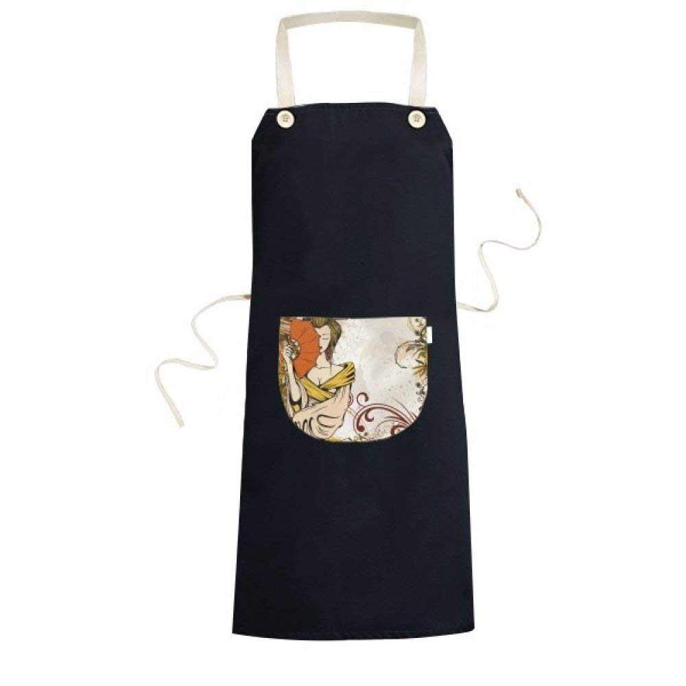 Tablier de cuisine japonais Geisha anti-taches pour passionnés de cuisine