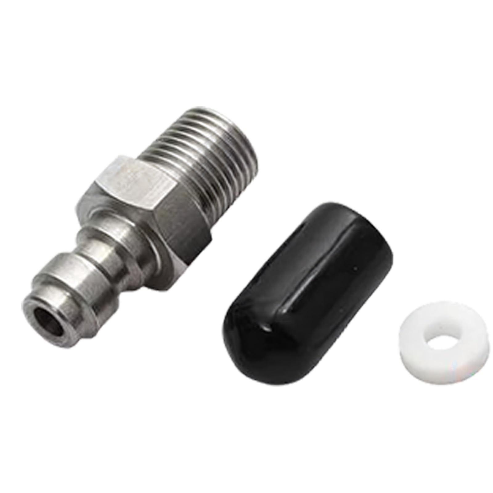 Osniyaw Men's 1 8Npt 1 / 8Bsp Quick Connector 8Mm Thread Quick Connecting Fitting For High Pressure Device 1Way Steel Link