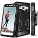 Galaxy J7 (2015) Case, Evocel [Explorer Series] Premium Hybrid Protector [Dual Layer][Belt Swivel Clip] for Samsung Galaxy J7 (SM-J700), Black (EVO-SAMJ7-ZZ01)