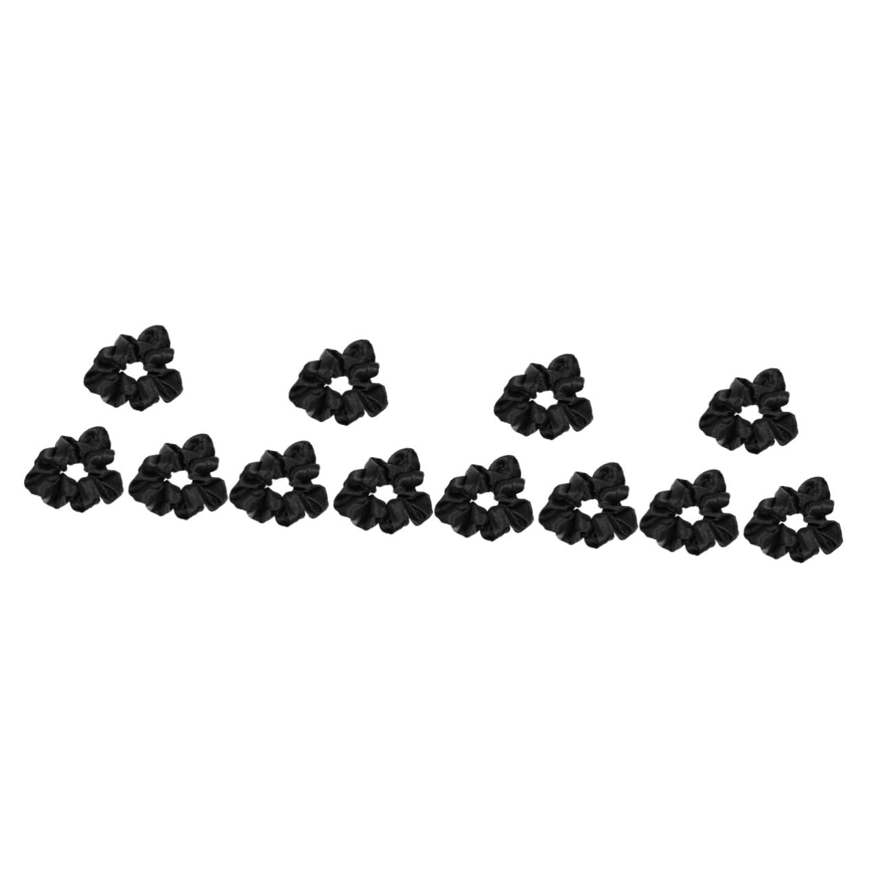 12 Piezas banda de pelo de seda coletero para el cabello gomas para el cabello para mujeres scrunchies hair band lazos para el cabello para diadema para niñas Satén de seda FRCOLOR