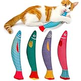 ❤ Gute Qualität: Dieses Katzenspielzeug besteht aus baumwollstoff und Plüsch, katzenminze, weich und robust genug ist.
