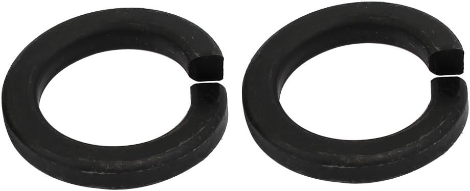 15pcs 20mm Quality Parts Inner Dia Grade 8 Carbon Steel Split Lock Spring Washer Gasket Black Model:27as455qo66