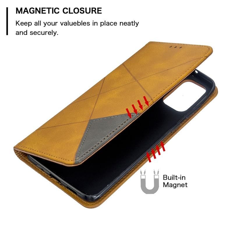 Funda para Moto G35 carcasa de libro gris con bloqueo magnético 6