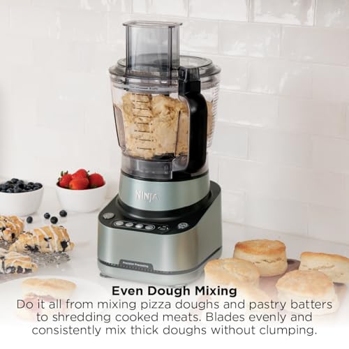 Image of Ninja 9-Cup Food Processor for Kitchen, 1000PW motor, 9-Cup Processing Bowl, Multiple Blades and Adjustable Speed, for Chopping and Slicing Vegetables, Pureeing, and Mixing Dough, BZ601