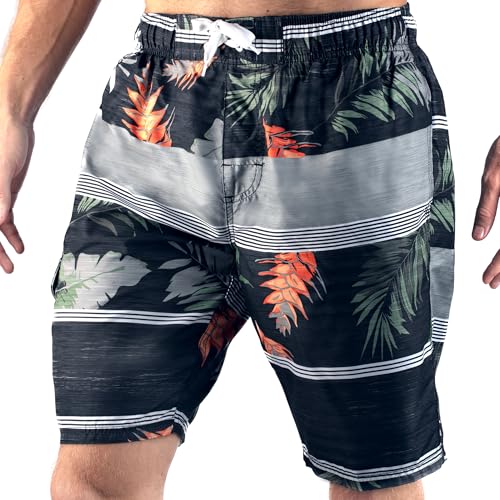 Image of Kanu Surf Mens Barracuda Swim Trunks (Regular & Extended Sizes)