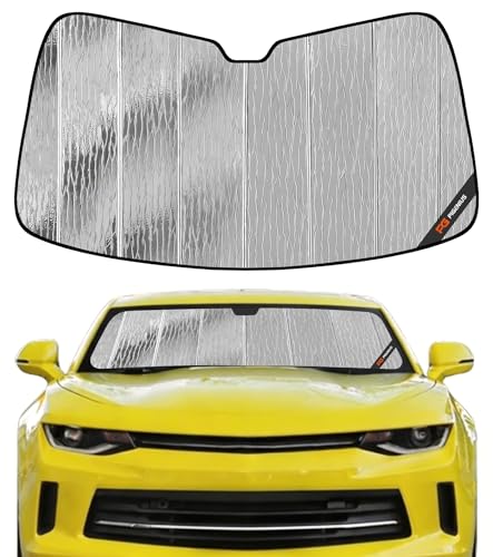 Pigenius Windshield Sun Shade for Chevrolet Camaro 2016-2024, Custom Fit Front Window Sunshade - AstraGuard