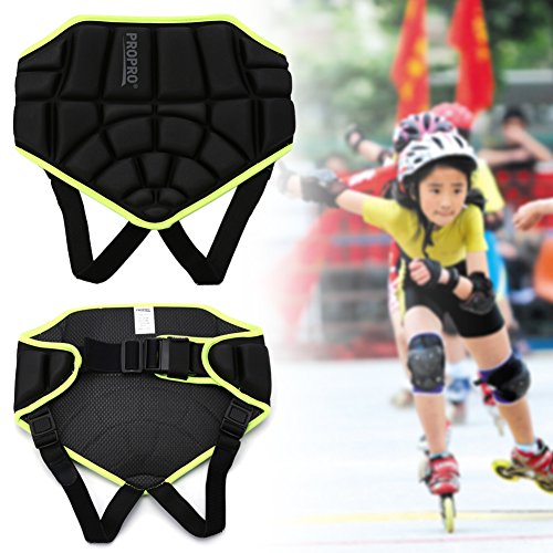VGEBY Kinder Schutz Shorts, Kinder 3D Gepolsterte Shorts Skidproof Skate Shorts für Skate Snowboard Roller Skating Hockey Soccer