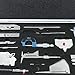 13pcs Welding Gauge Kit, Stainless Steel Welding Measure Gauge Combine Kit Welding Measurement Brief Case Type Tool Kit with Welding Inspection Mirror