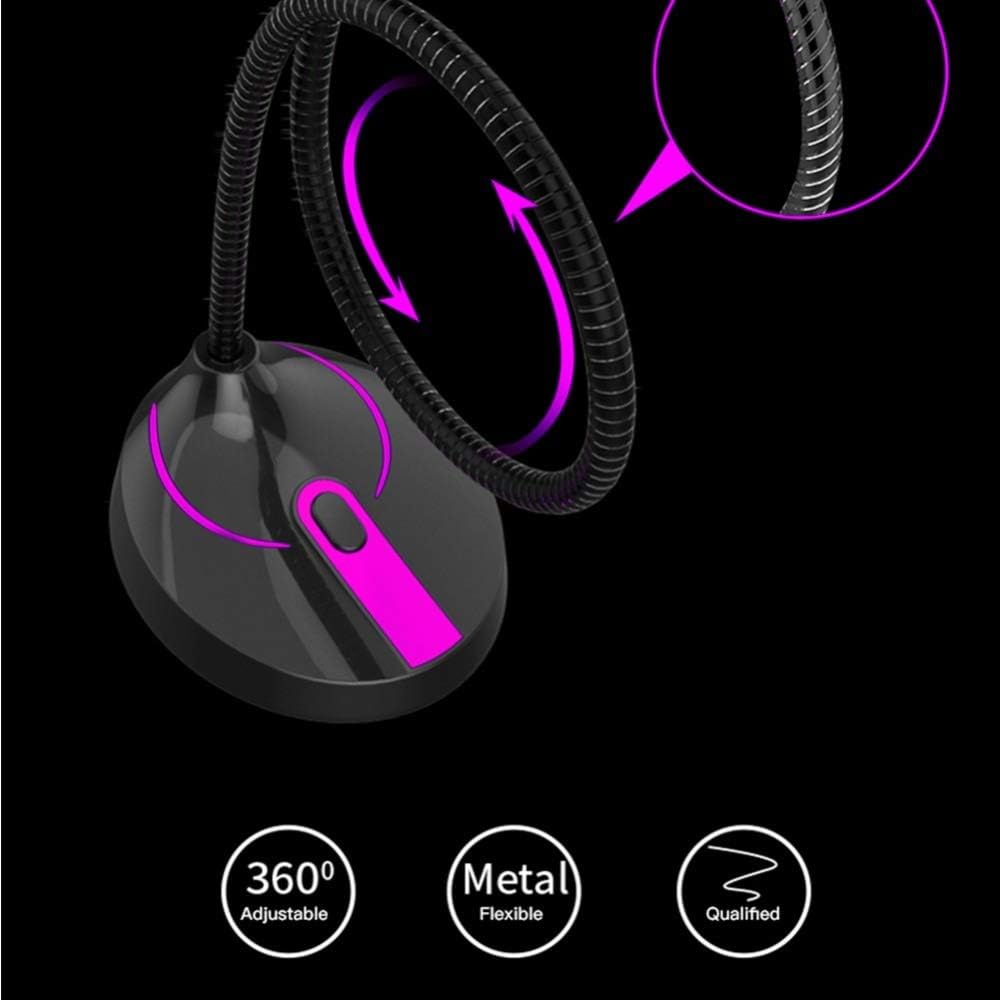 Microphone USB Desktop Microphone 3.5mm PC Computer Mic Adjustable Drive Free Studio Microphone Gaming Chatting Online Class USB Microphone (Color : Style 1) (Style 1)