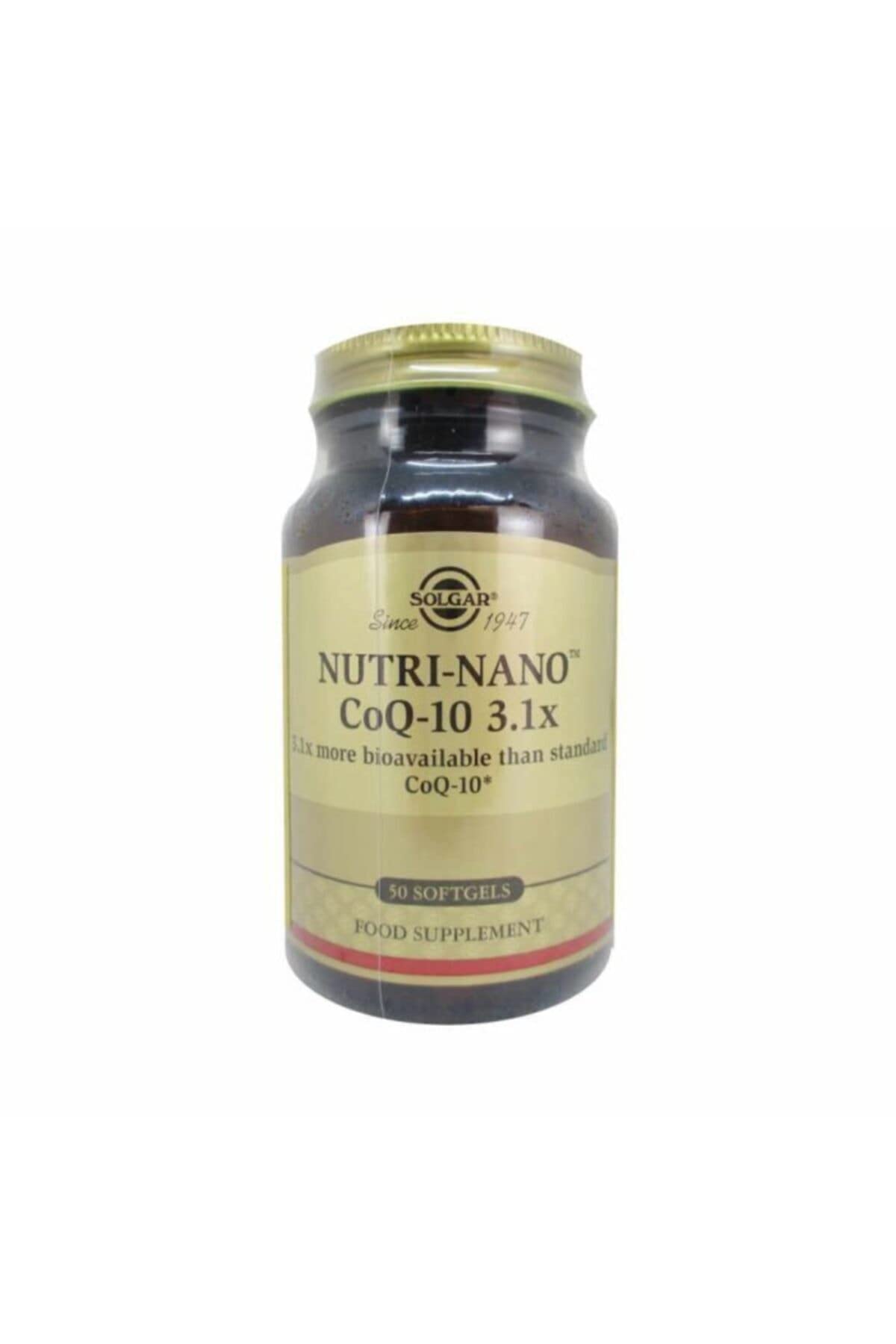 Solgar Nutri-Nano CoQ-10 3.1 X Supplement, 50 Count