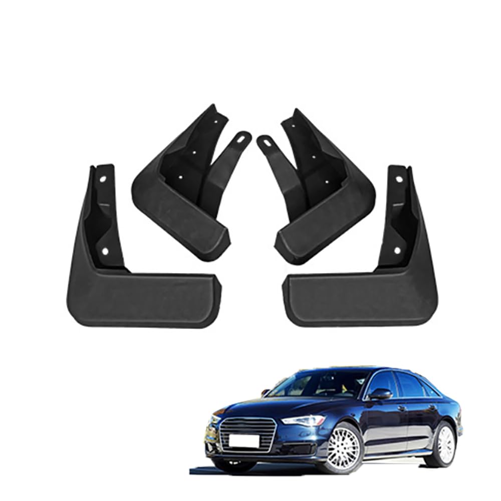 AMHVMU 4pcs Mud Flaps for Audi A6L 2016 2017