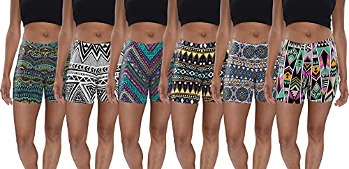 Image of Sexy Basics Women's Ultra Soft Mini Bike Short | Spandex Workout Trunk Boxer | Multi Packs & Colors