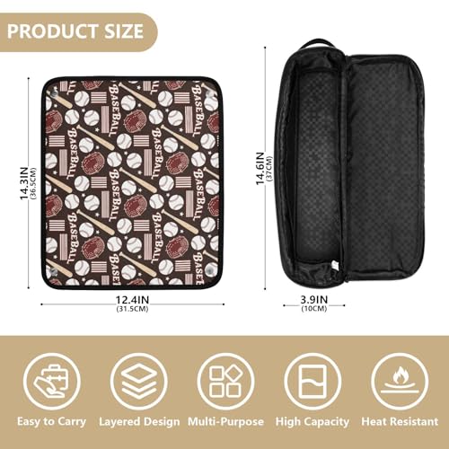 Bolsa para Herramientas de Cabello Hot Hair Tools con Tapete Resistente al Calor Organizador Impermeable para Plancha de Pelo y Accesorios miniatura 4