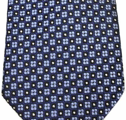 ネクタイ メンズ フラワードット柄 ネクタイ(サイズ剣幅8cm) eez23s013 Z5D07T-BL1 BLUE ブ 【ネクタイメンズスーツシャツ】