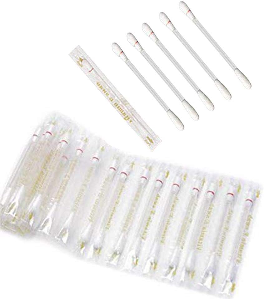 N Noble One Vitamin E Aloe Q-tip Applicators Cotton Swab for Quickly Repairs Dry Lips and Healing gums anti-allergy，Makeup First Aid Beauty Swab-100 Pack