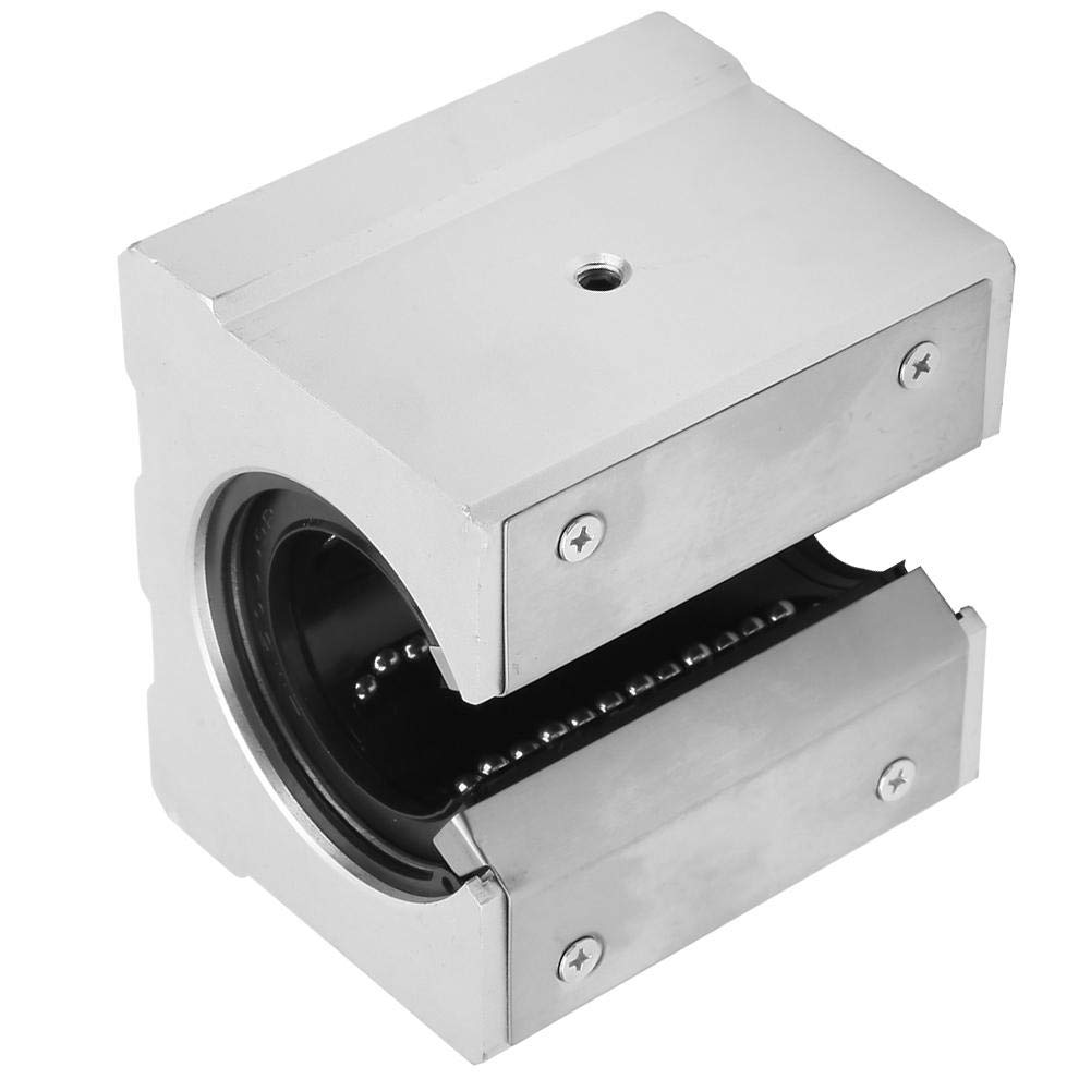SBR50UU 50 mm Aluminium Open Open Motion Rougeur Bloc de glissière Haute capacité Performance précise pour l'équipement silencieux 90 mm / 3,5 pouces