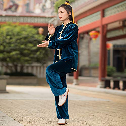 image for KSUA Unisex Tai Chi Uniform Traditional Long Sleeves Martial Arts Suit