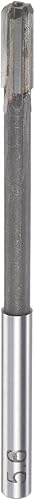 HARFINGTON Escariador de 0.220 in H7 punta de carburo flautas rectas de vástago redondo Torno Máquina Fresa