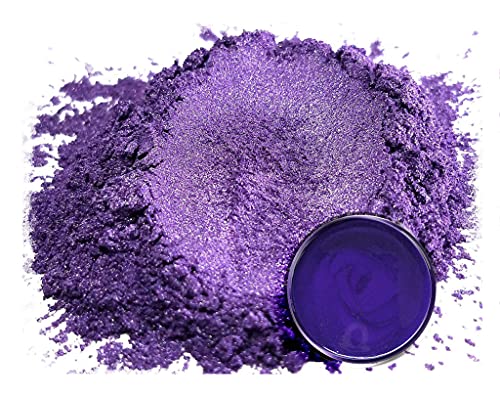 Eye Candy Premium Mica Powder Pigment “Suiren Violet” (50g) Multipurpose DIY Arts and Crafts Additive | Woodworking, Epoxy, Resin, Paint, Soap, Bath Bombs, Nail Polish (Suiren Violet, 50G)