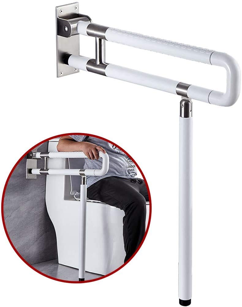 Buy Stand Alone Toilet Safety Rail, Adjustable Toilet Handrails Frame