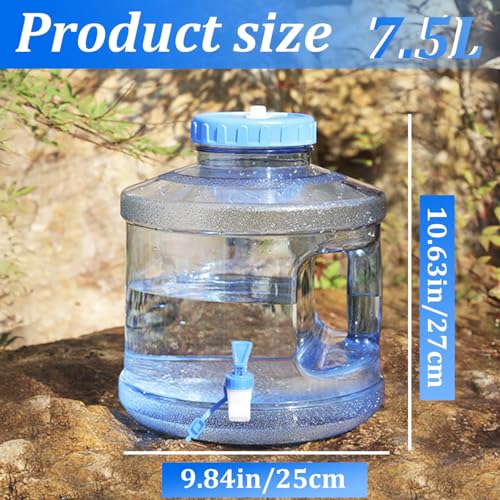 Récipient d'eau avec robinet de 2 gallons pour camping - 2