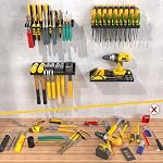 UNITEDPOWER Wall Mount Hand Tool Storage Set, Screwdriver Organizer, Pliers Holder, Hammer Rack, Metal Hardware Tray for Garage Workshop Workbench - 4 Pack - Image 2