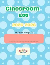 Parent Contact Log Book & Journal to Record Contact Between Student's Parent & Teacher: LARGE SIZE FULL COLOR