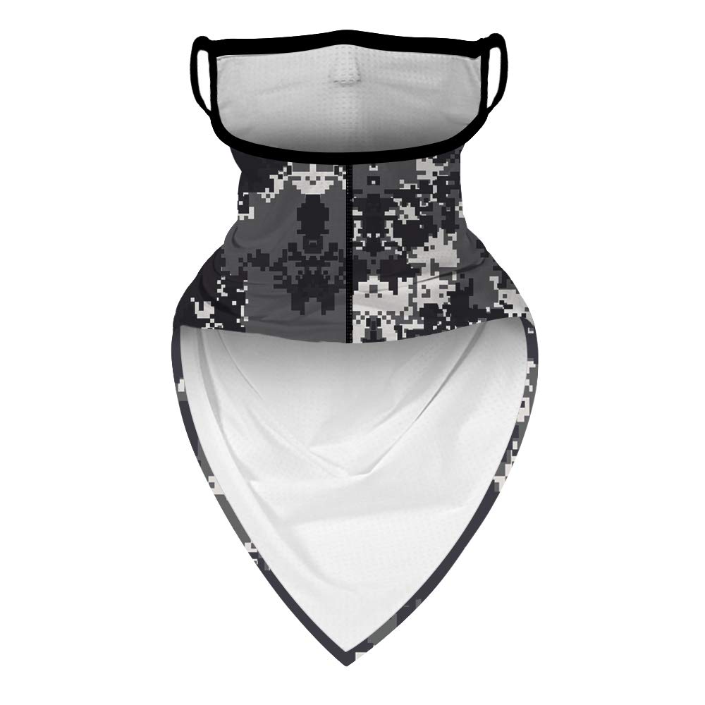 Angelife Face Mask for Man Women Bandana Balaclava with Ear Hangers Cooling Neck Gaiter Scarf