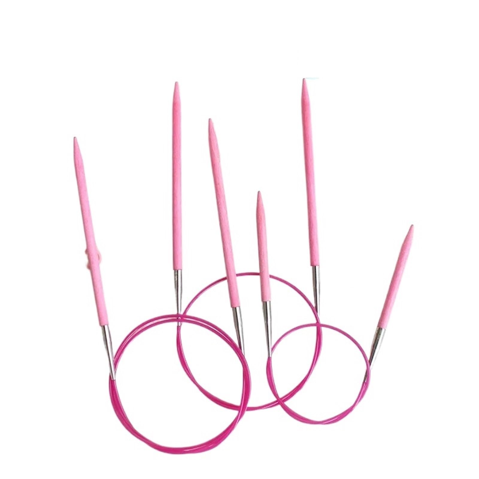 Knitting Needles 1 Piece Fixed Circular Knitting Needle Needlework Tools Needles(3.75mm,40cm)