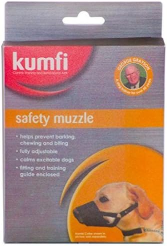 Kumfi Dog Safety Muzzle Size Large - humane and comfortable calmer