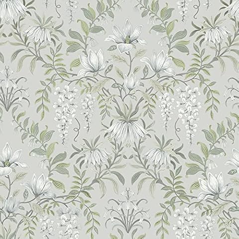 Laura Ashley Parterre Sage Removable Wallpaper Cover