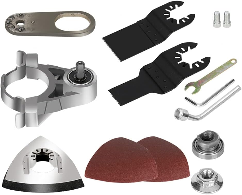 GoolRC Angle Grinder Refit To Polishing Cutting Tool Accessories Set Wood Cutting Polishing Open Hole Metal Rust Removal Shovel Nails Wall Grinding Utility Modification Tool Set Multipurpose Household