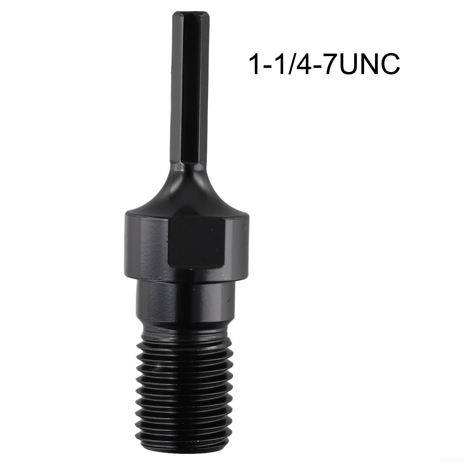 Kernbohrer-Adapter, 1-1/4-7 UNC Außengewinde auf Sechskantschaft, geeignet für Bohrhammer, elektrische Bohrmaschinen und Wasserbohrer-Verlängerungen.