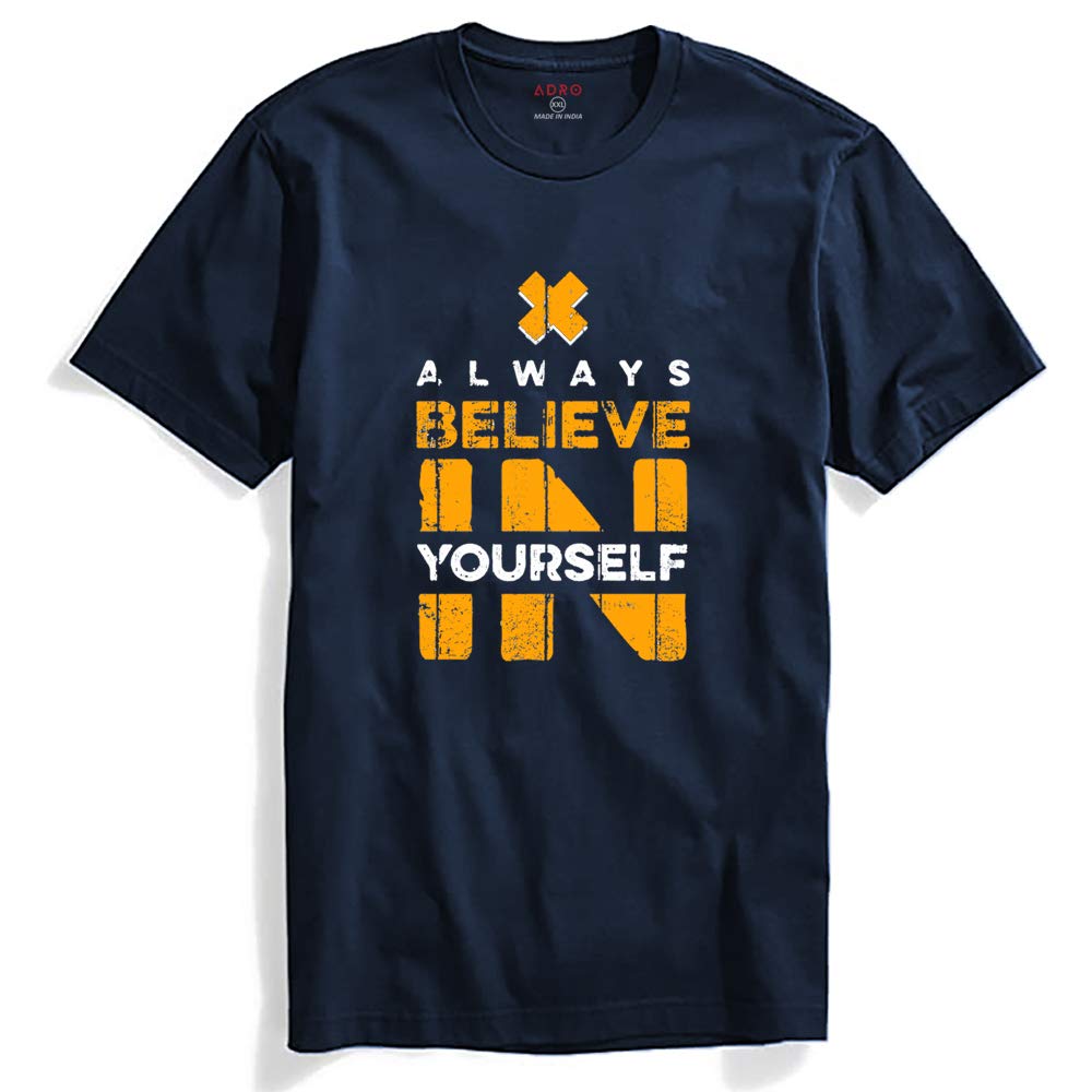 ADROBelieve in Yourself Printed Hoodie/Sweatshirt for Men & Women