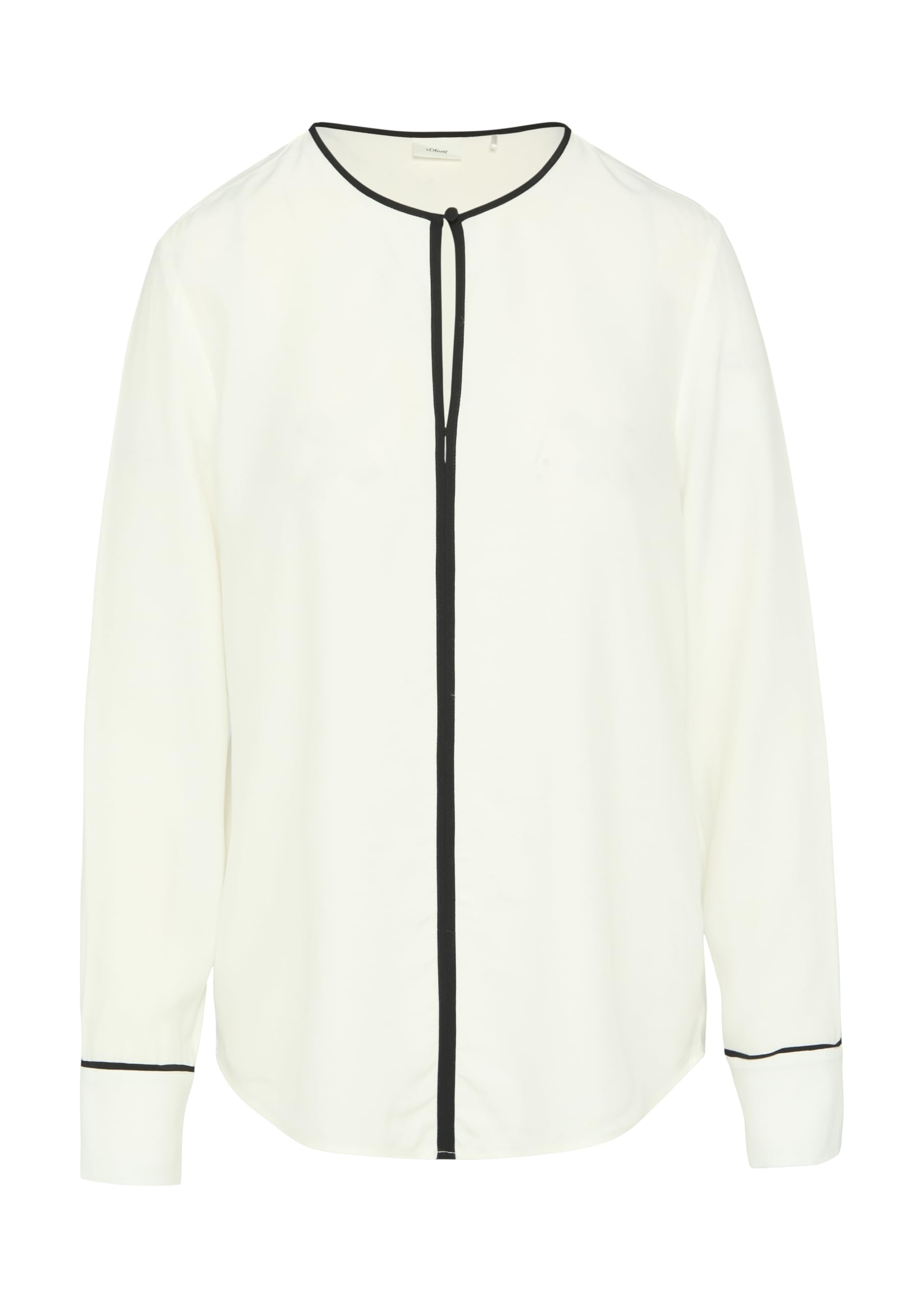 s.Oliver BLACK LABEL Women's Blouse with Contrast Details