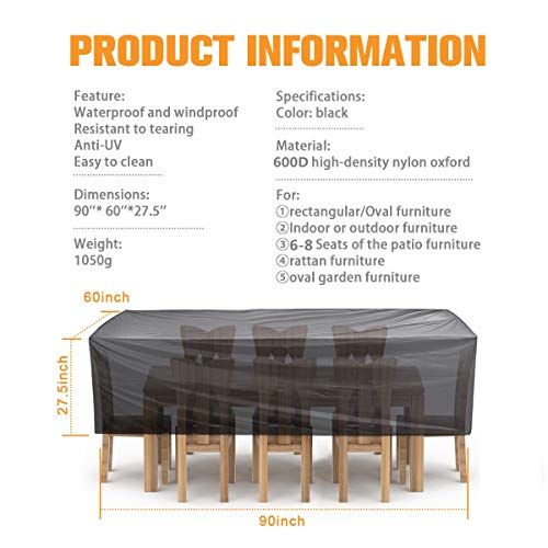 Nasum Patio Furniture Cover 90x60x27 5 I Buy Online In India At Desertcart