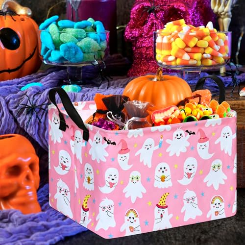 Image of Rectangle Gift Shelf Nursery Storage Basket Laundry Hamper Storage Box and Bins for Home Clothes with Handles