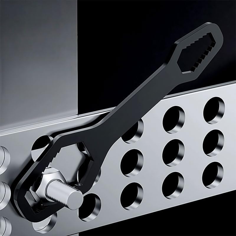 Llave universal, llave Torx multifuncional de 0.118-0.669 in, herramienta de autoapriete de doble extremo para montar al aire libre o reparación de