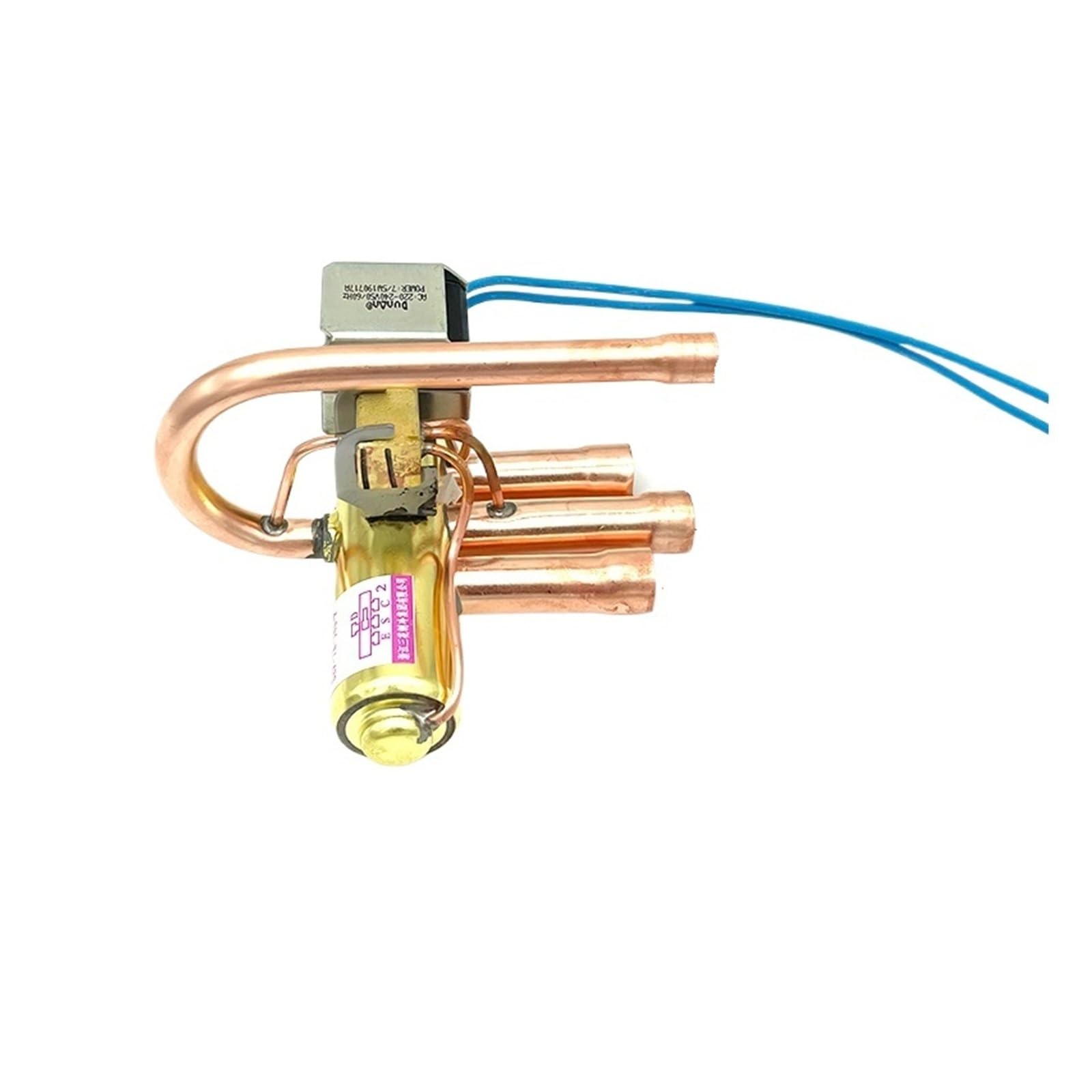 Genterun 1P With Coil Air Conditioner Four-Way Reversing Valve 1P1.5p3p5p10p20p Air Conditioner Four-Way Valve Solenoid Valve Coil(1P With Coil)