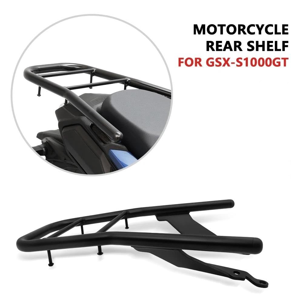 Portaequipajes Cajas Moto para GSX S1000GT 2022-2025, Portaequipajes Trasero Motocicleta, Estuche Soporte De Caja Superior WIVAOKOLGR