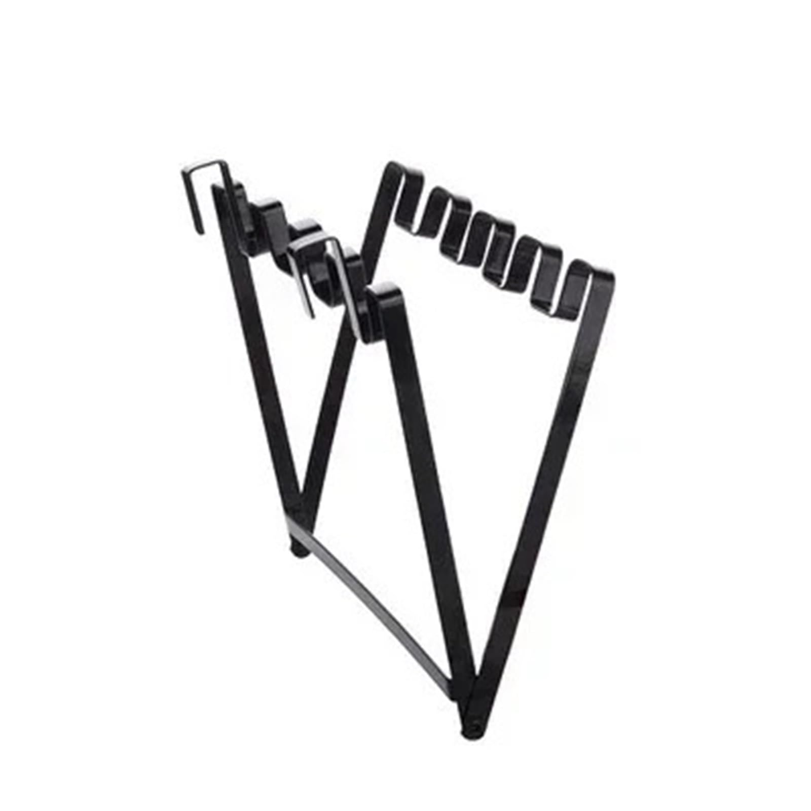 Irfhdcx Black Foldable Garbage Bag Hanging Rack For Kitchen