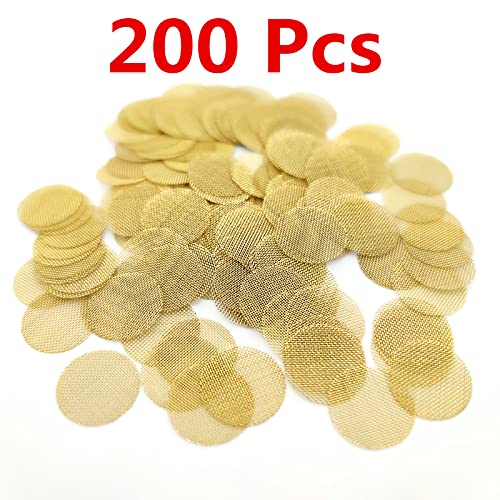 200 PCS 1/2 Pipe Screens, Brass Pipe Screen Filters 0.5 inch Metal Screens with Black Storage Box - Image 6