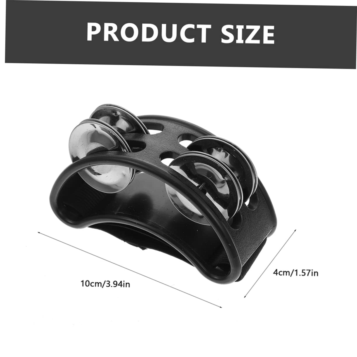 GOOHOCHY Footbell Accessories 6pcs Boys and Girls Tambourine Shoe Tambourine for Boys and Girls Foot Instrument