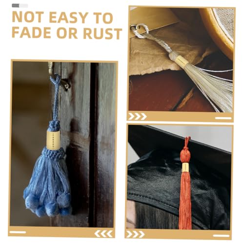 Fermoirs cylindriques pliables clips cuir pour accessoire création bijoux DIY