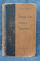 Prose for Senior Students : An Anthology of Short Stories and Essays B000KCU846 Book Cover