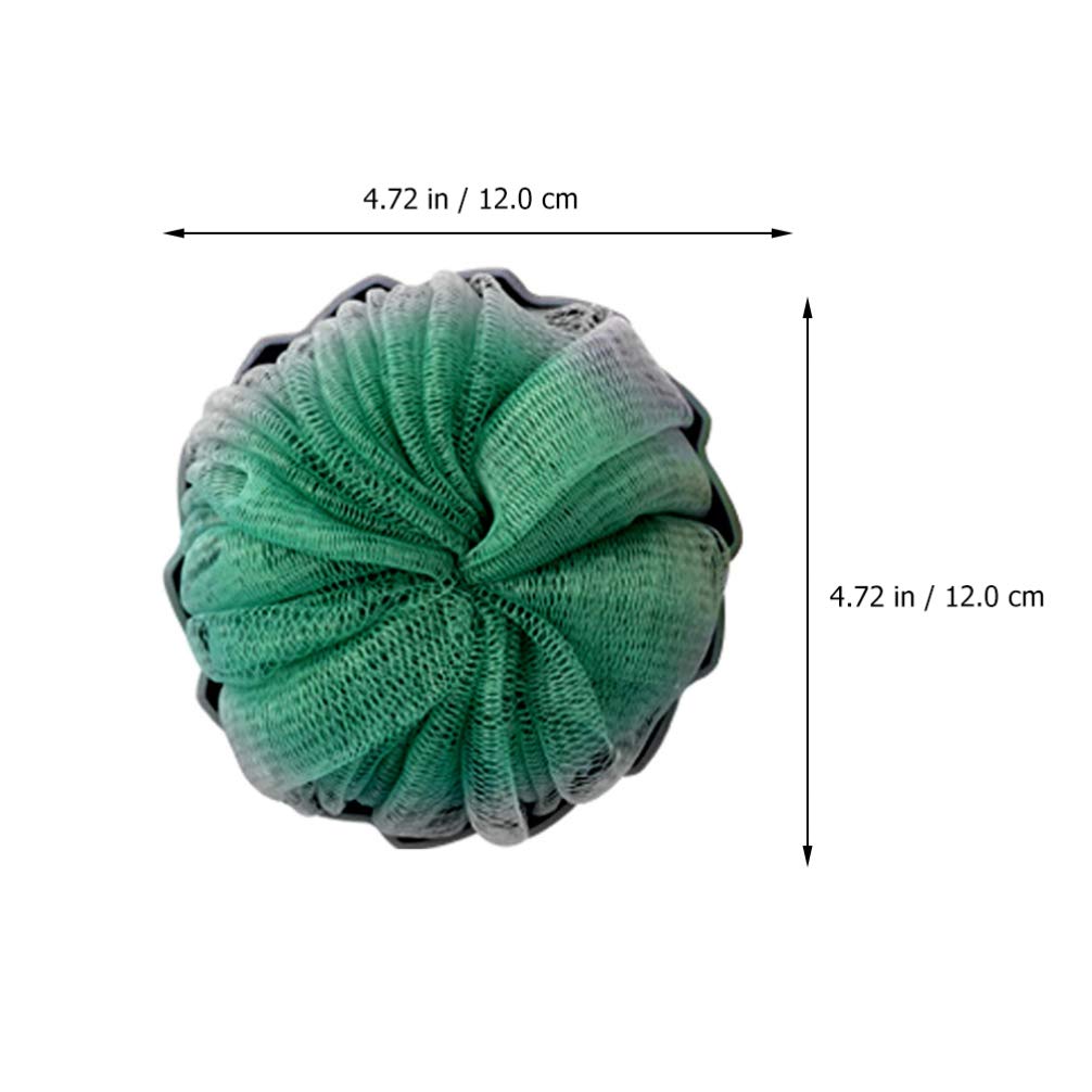 4 szt. Kąpiel pod prysznic Loofah pufa gąbka z siatki pufa piłka pod prysznic miękka kulka do szorowania ciała złuszczająca gąbka do kąpieli ręcznik do mycia ciała dla kobiet mężczyzn dziec