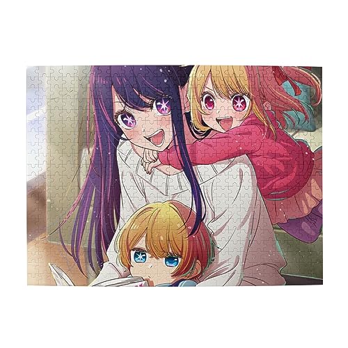 推しの子 思考力と手を動かす力を養うことができる クリエイティブカスタムパズル500ピース、趣味のパズルはリラックスして、レジャーを楽しむことができます。