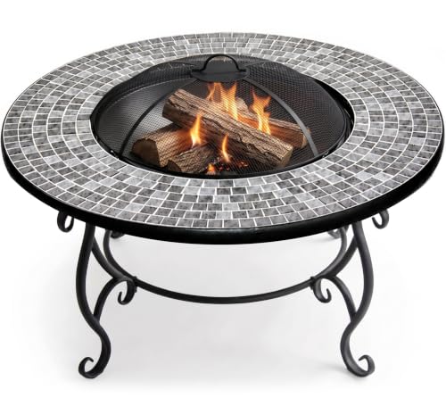 Centurion Supports Fireology GINESSA Sumptuous Garden & Patio Heater Fire...