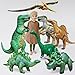 Jet Creations Dinosaur Collection Trex Brachiosaurus Triceratops Raptor and Other Dinosaurs 7 Piece, Size 37+ inch, JC-DINO7, Multi